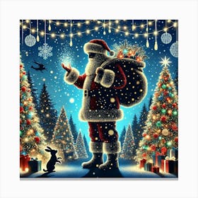 Christmas Santa 3 Canvas Print