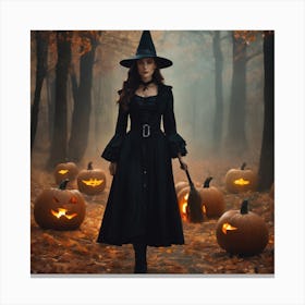 Witch In The Woods 3 Canvas Print