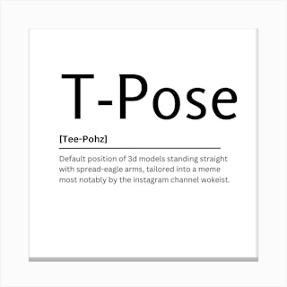 T-pose Meaning & Origin  Slang by