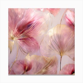 Pink Flowers 1 Canvas Print