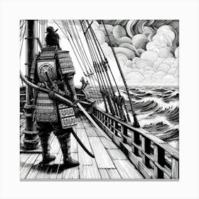 Samurai Art 33 Canvas Print