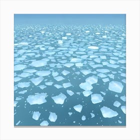 Icebergs 2 Canvas Print