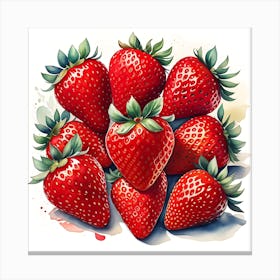 Strawberries Canvas Print