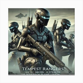 Tempest Rangers Stealth Units Canvas Print