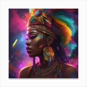 African American Woman 2 Canvas Print