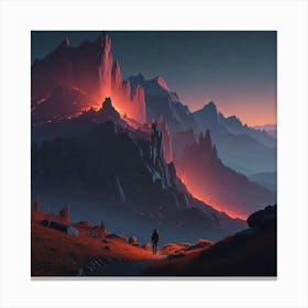 Landscape Painting 3 Canvas Print