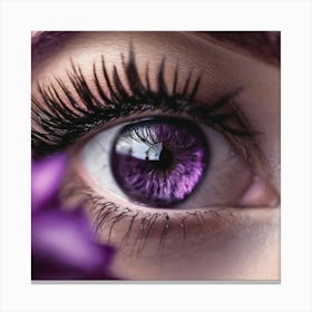 Purple Eye 2 Canvas Print