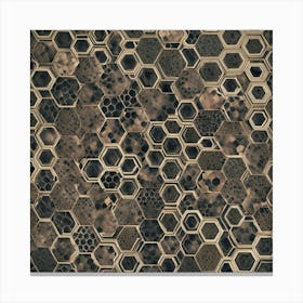 Hexagonal Pattern 3 Canvas Print