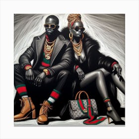 Gucci Couple 7 Canvas Print
