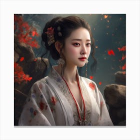 Chinese Woman Canvas Print