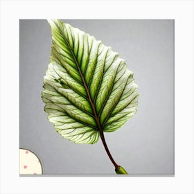 Pear leaf Canvas Print