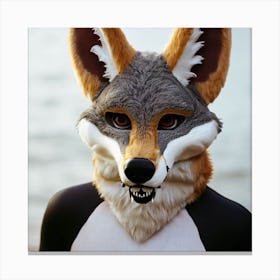 Fox Mask 11 Canvas Print