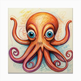 Octopus 121 Canvas Print