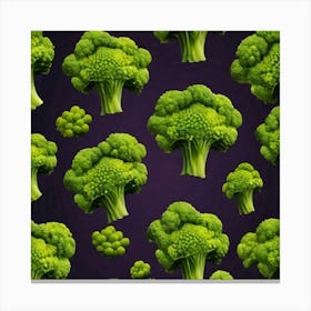 Green Broccoli 3 Canvas Print