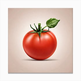 Tomato Vector Illustration Canvas Print