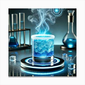 A Sci Fi Themed Cocktail Called Frosted Tempest Canvas Print