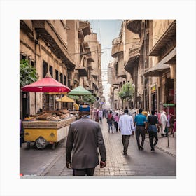 Firefly An Exclusive Photo Of Cairo S Crowded Streets 97354 Canvas Print