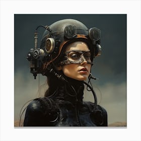 Steampunk Girl 18 Canvas Print