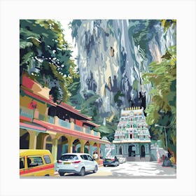 Temple In Malaysia Canvas Print