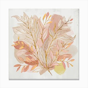 Abstract Leaves Canvas Print Canvas Print