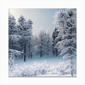 Winter Forest 1 Canvas Print