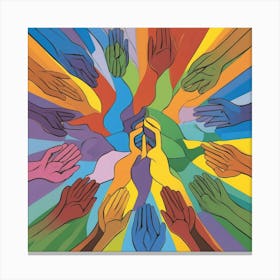 Peace Hands Canvas Print