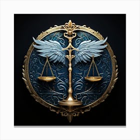 Scales Of Justice 1 Canvas Print