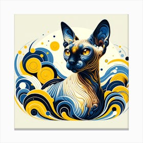 Sphynx Cat 01 Canvas Print