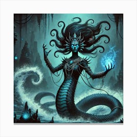 Naga Sea Witch Canvas Print