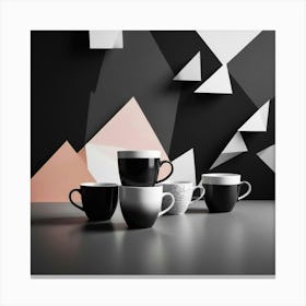 Coffee Cups 2 Canvas Print