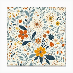 Floral Pattern 40 Canvas Print