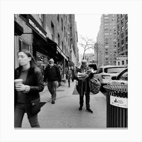 New York Street Photography Canvas Print