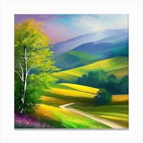 Landscape Painting 211 Canvas Print