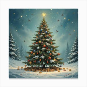 Christmas Tree Canvas Print