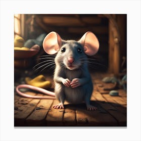 Morris the mouse Canvas Print