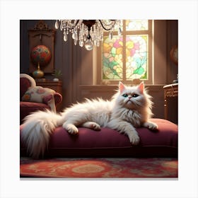 Secret Life Of Cats Canvas Print