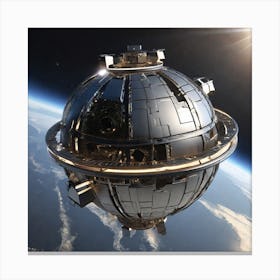 Space Station 104 Canvas Print