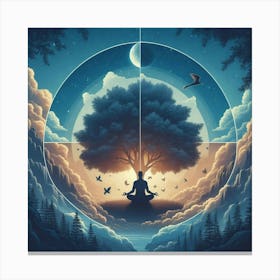 Meditation Tree Canvas Print