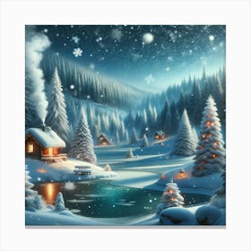 Winter Landscape 3 Canvas Print