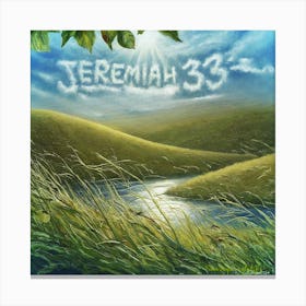 Jeremiah 33 Canvas Print