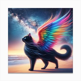 Angel Cat Canvas Print