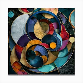 Cutouts Abstract Canvas Print