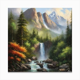 Waterfall 2 Canvas Print