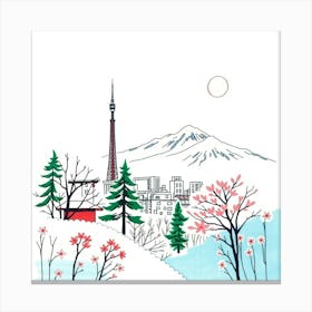 Japanese Landscape Canvas Print