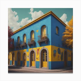 Mexican House Canvas Print