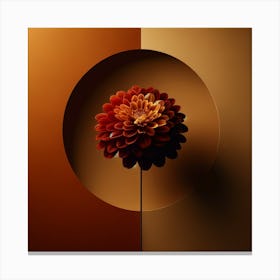 Abstract Flower 14 Canvas Print