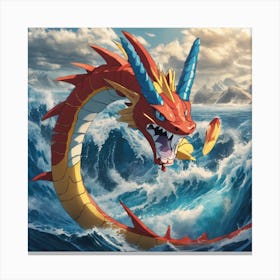 Pokemon Dragon 4 Canvas Print