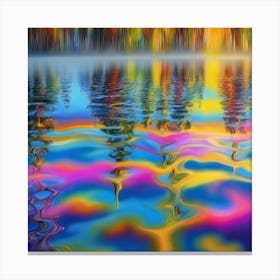 Reflections of the Forest Waterfall Canvas Print