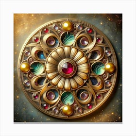 Jeweled Medallion Canvas Print