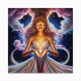 Magic made by woman Canvas Print